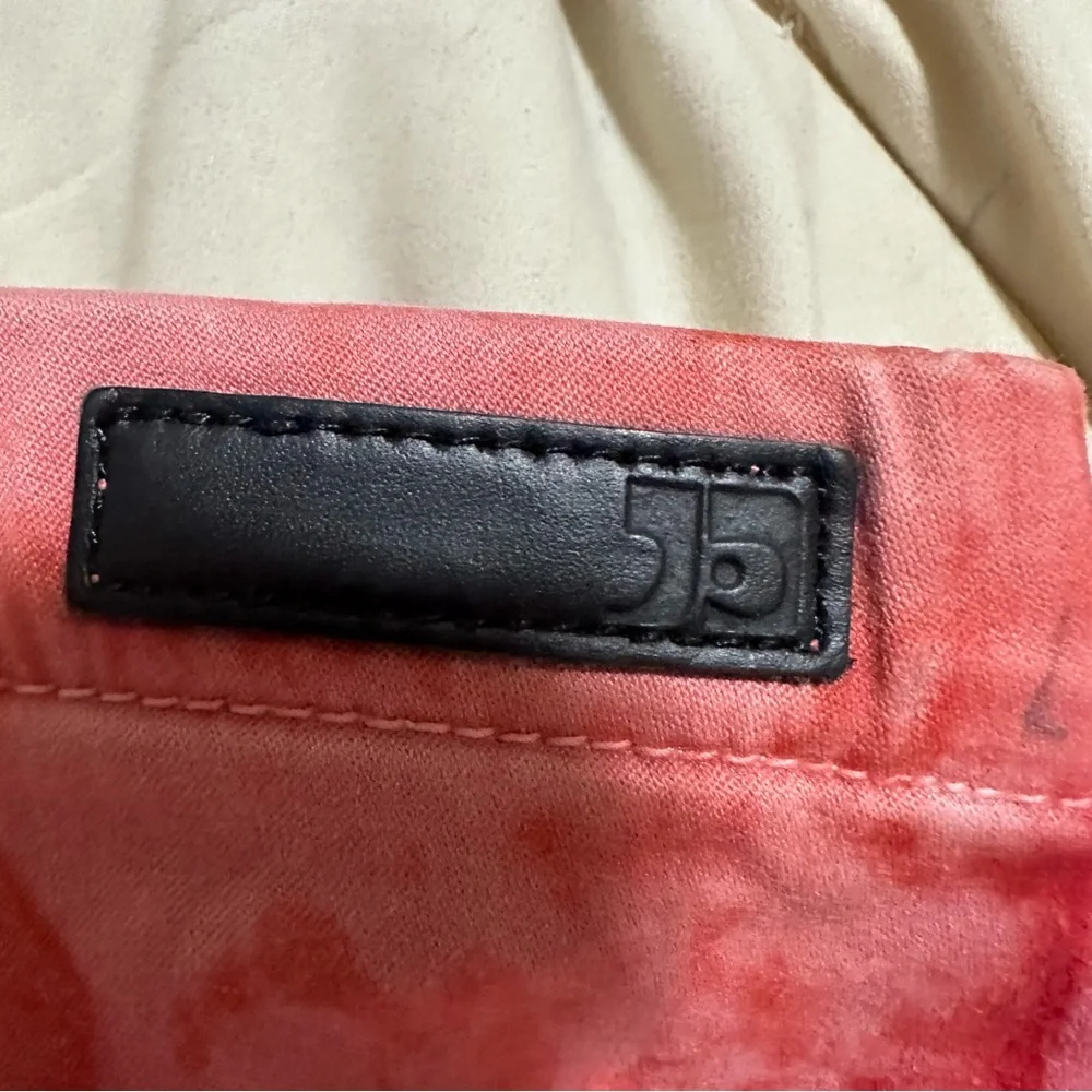 Joe’s Jeans Pink Tie Dye Jeggings XS High Rise Skinny Stretch Ankle Zip Pants